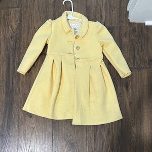 Bonnie Jean Yellow Kids Coat